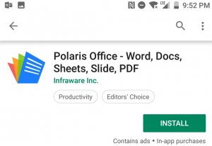 Install Polaris Office