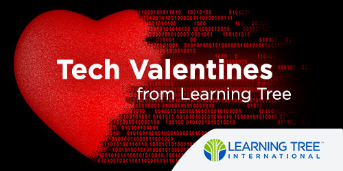 tech valentines from learning tree