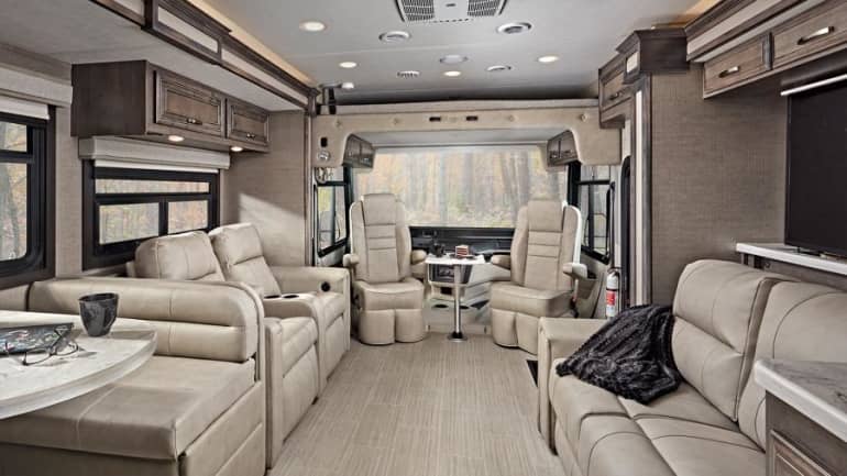 Entegra Vision coach interior