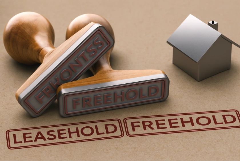 Leasehold and freehold stamps