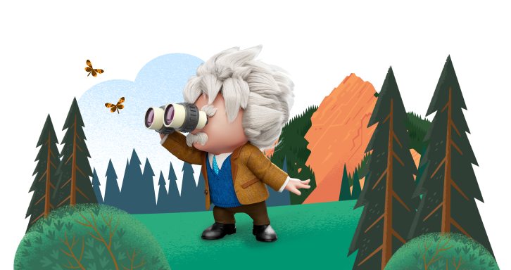 Salesforce 安全性 | 拿著雙筒望遠鏡的 Einstein