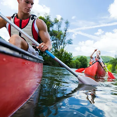 Kayaking.