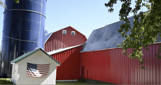 red barn