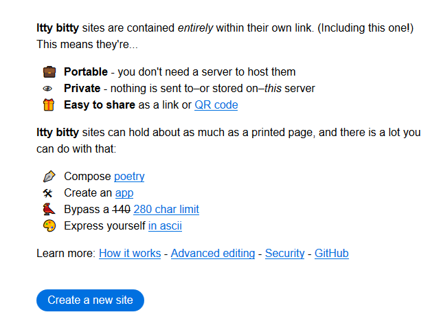 Itty Bitty Apps · GitHub