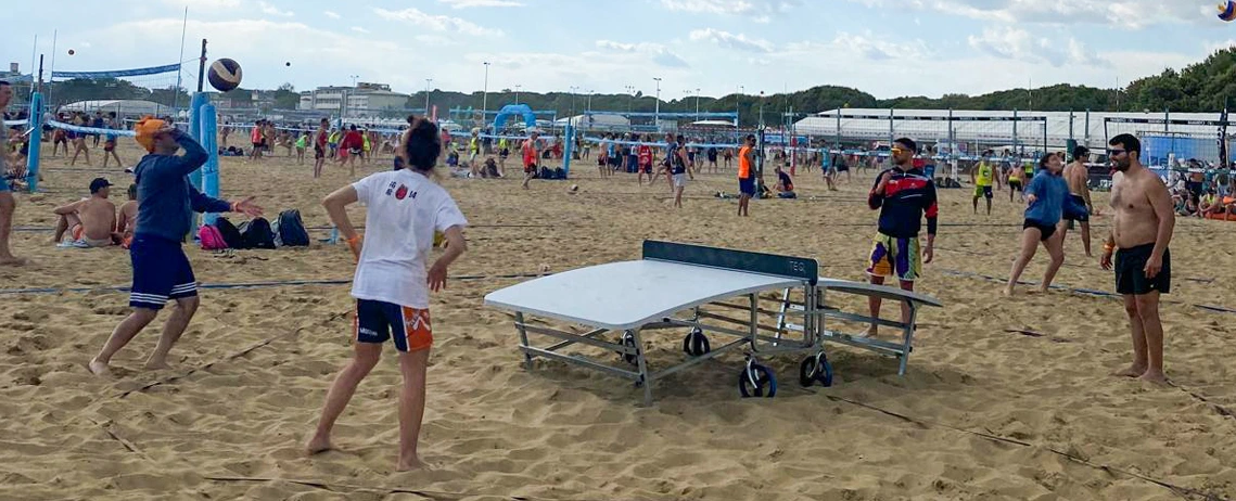 TEQVOLY™  at the AeQuilibrium Beach Volley Marathon in Bibione