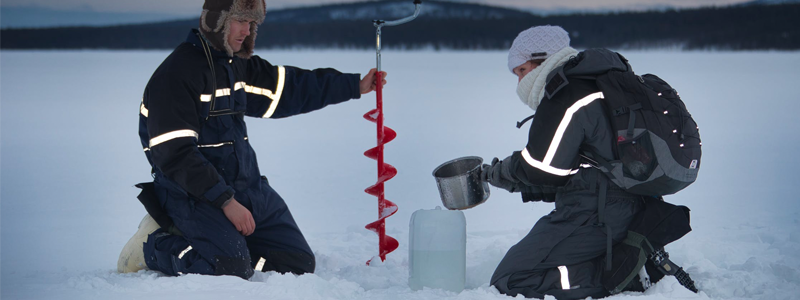Penetration-Testing shown as ice drilling