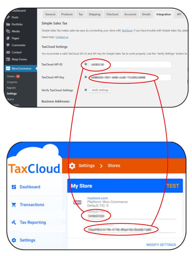 Integration TaxCloud