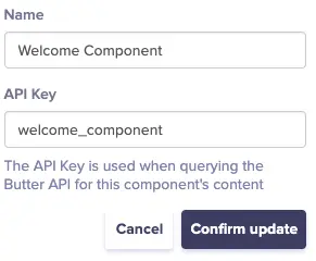 Name welcome component and add Meta data