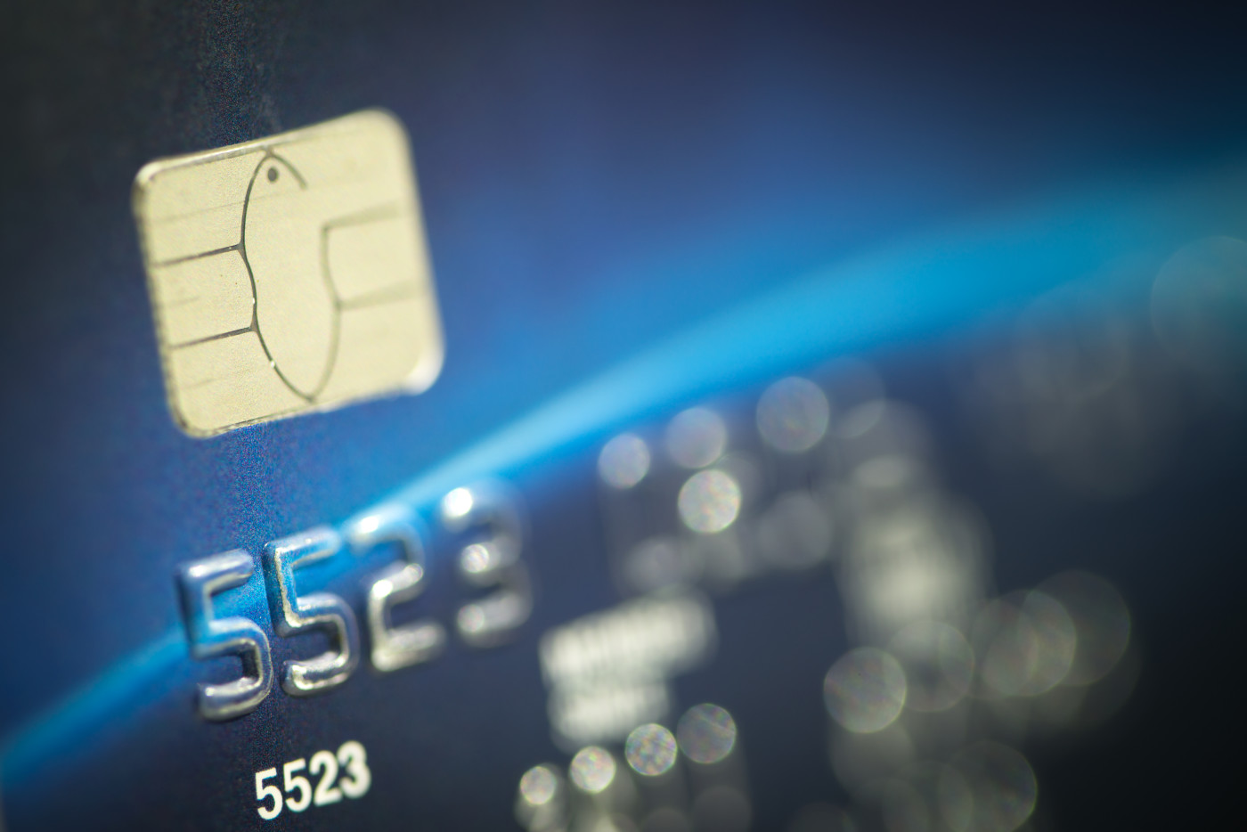 credit card with chip