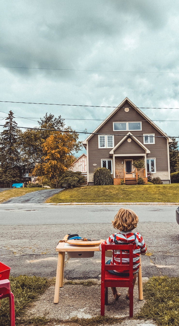 raising money through a garage sale