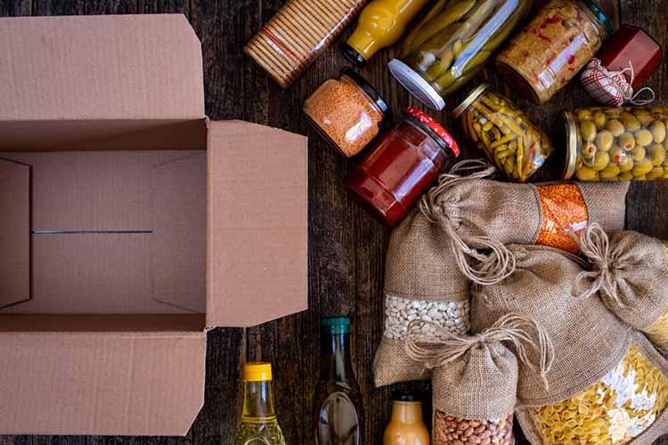 the importance of being prepared for a natural disaster with canned food