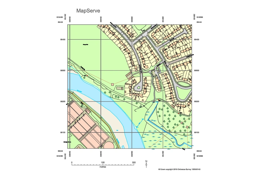 DWG MasterMap coloured sample