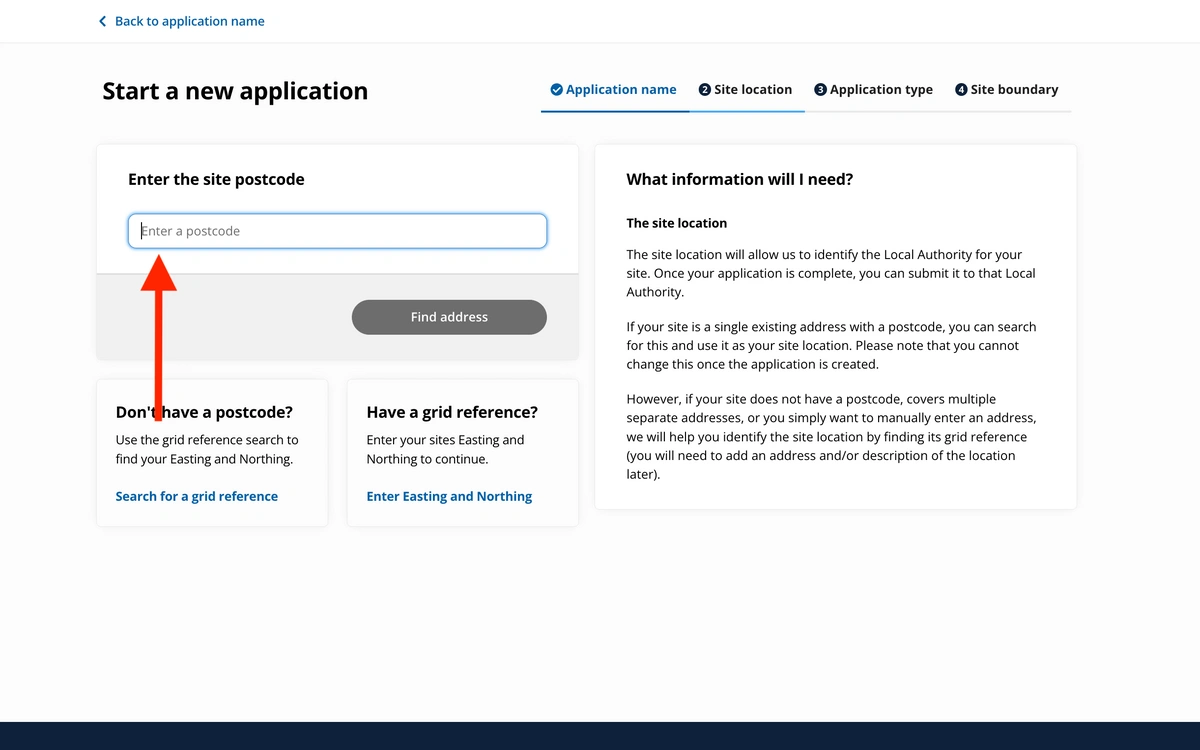 Locate your property on the planning portal