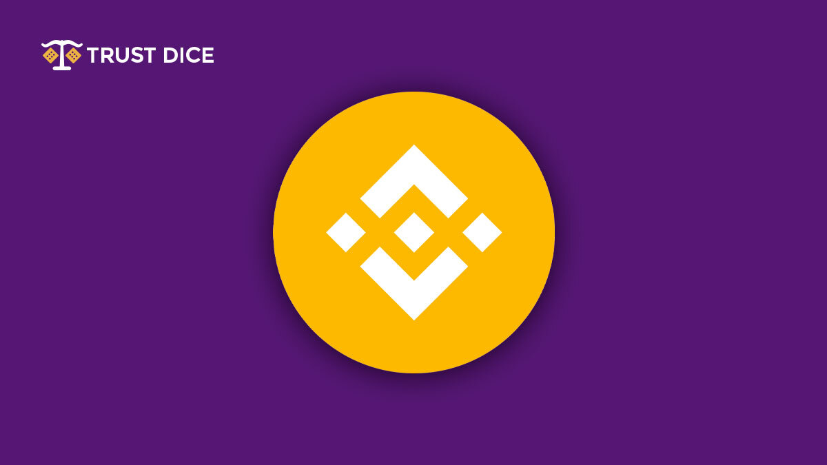 Logotipo de Binance por TrustDice