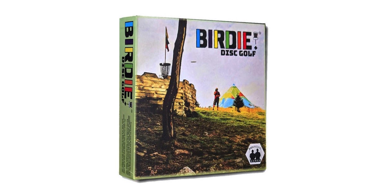 A board game box for BIRDIE!