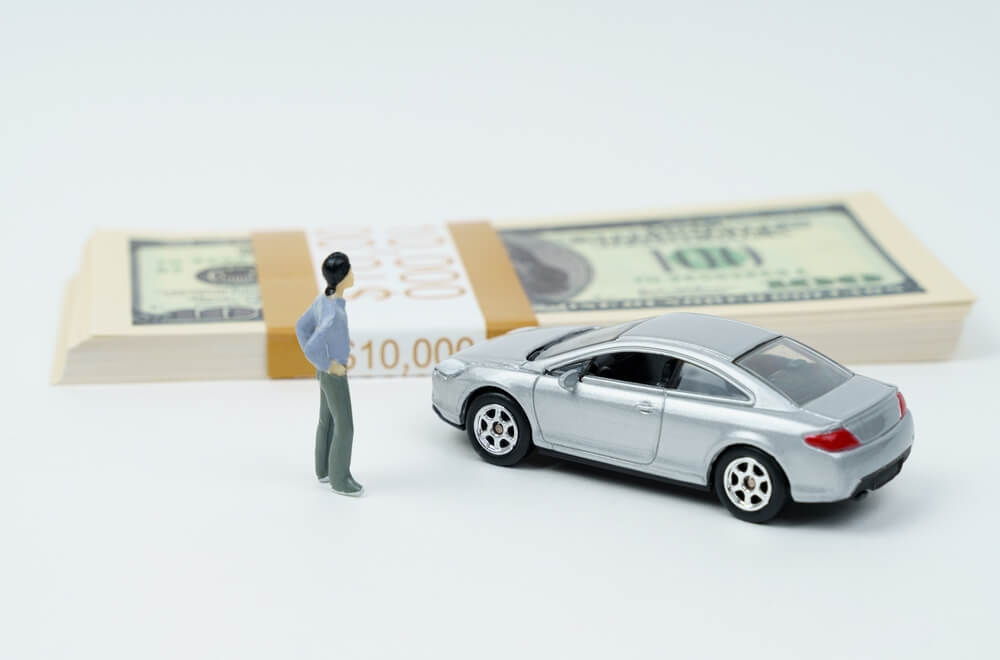toy car, figurine and title loan cash
