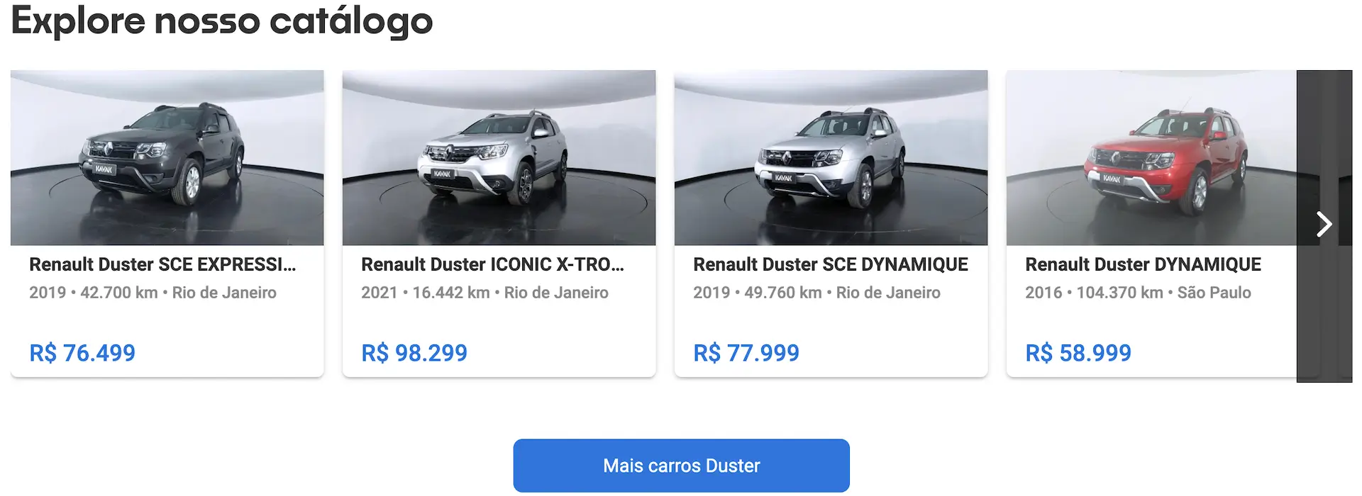 Renault Duster à venda