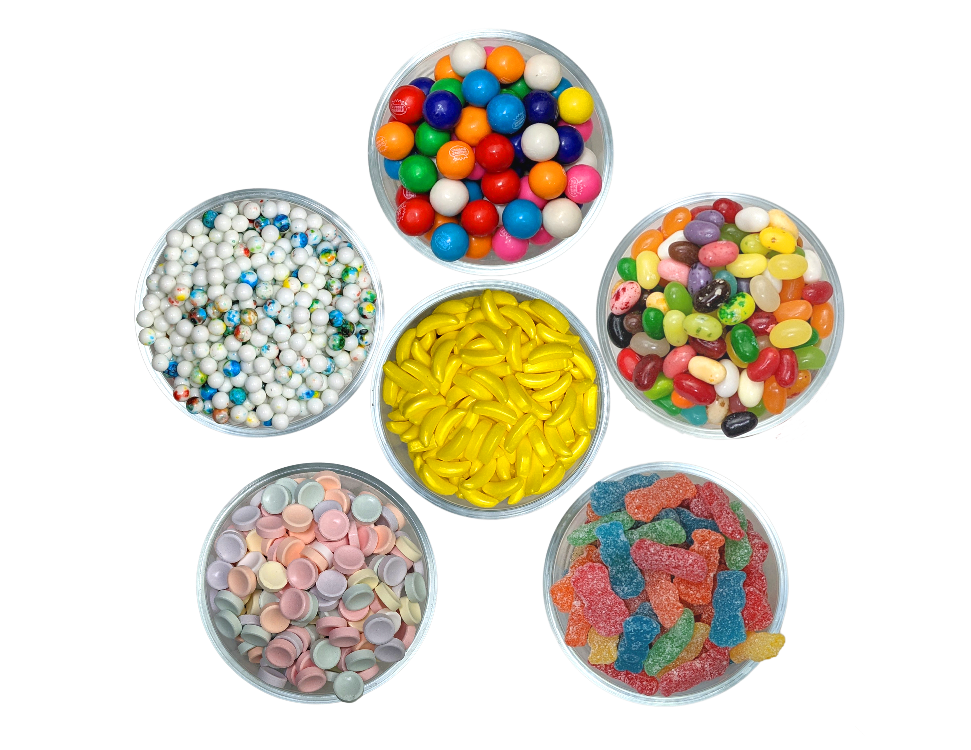 Candy assortment | candy | candy gift box | candy corporate gift Gumballs | Mini Jawbreakers | Runts | Jelly Bellys | Sour Patch Kids | Smarties