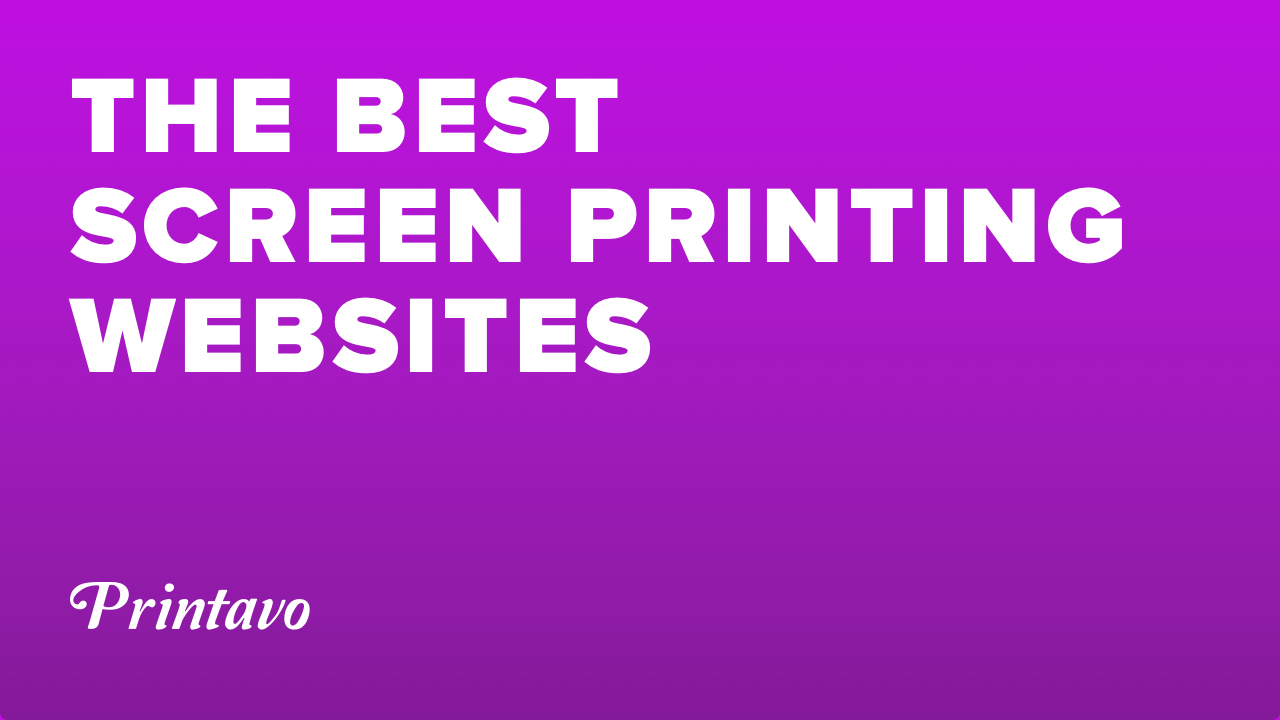 screen printing websites