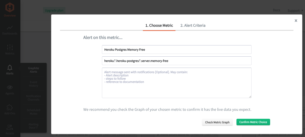 Monitor Heroku Add-Ons Using Hosted Graphite - 6