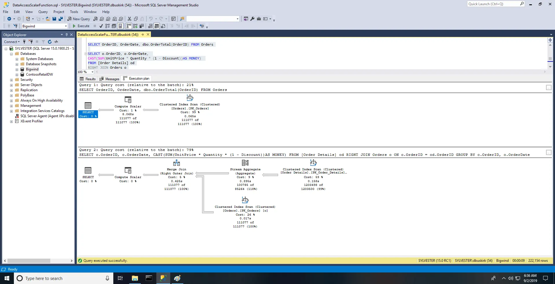 SQL Server 2019 screenshot