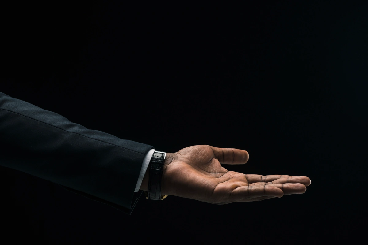 businessman hand