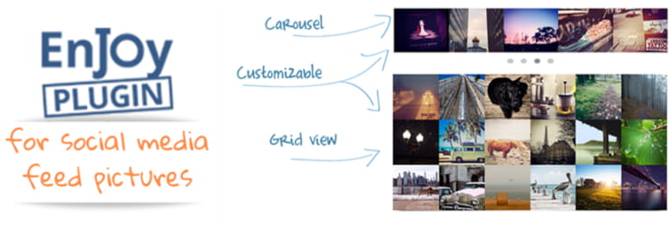 Enjoy Plugin social media feed widget for website