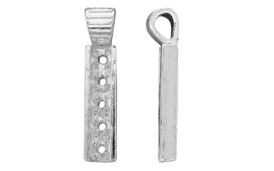 Sterling silver channel setting