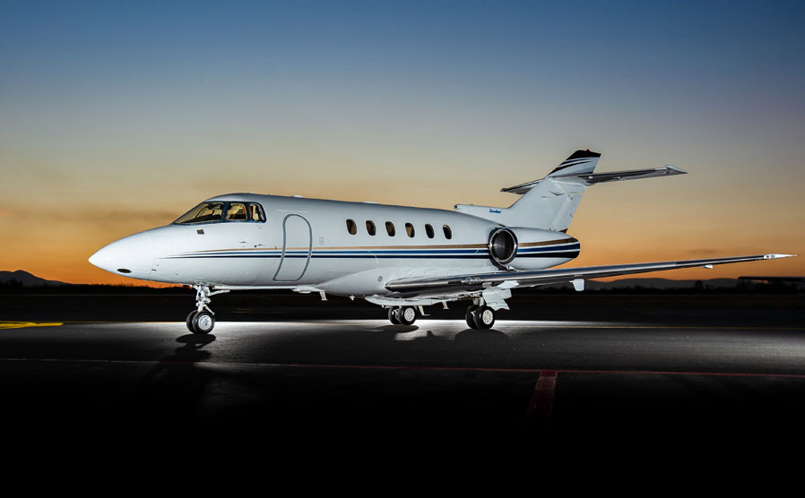 Beechcraft Hawker 800XP Charter Aircraft Camber