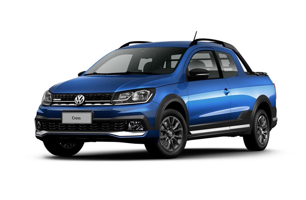 Comprar Picape Volkswagen Saveiro 1.6 G7 Cabine Dupla Cross Flex Azul 2023  em São Carlos-SP