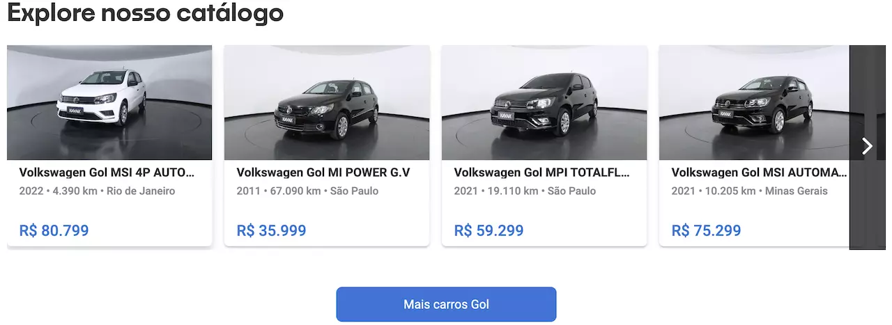 Gol preço