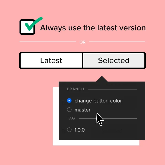 Manage UI with <br>Version Control