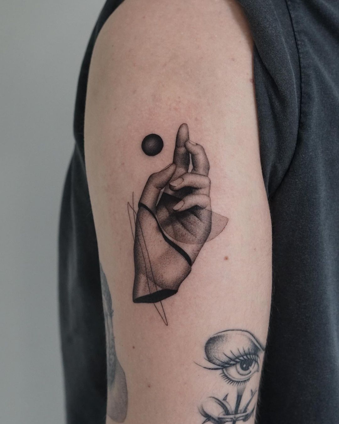 black and grey tattoo by adri reigada