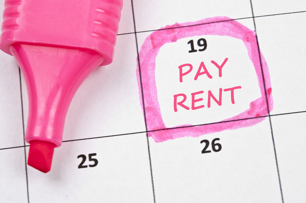 Date rent is due to be paid