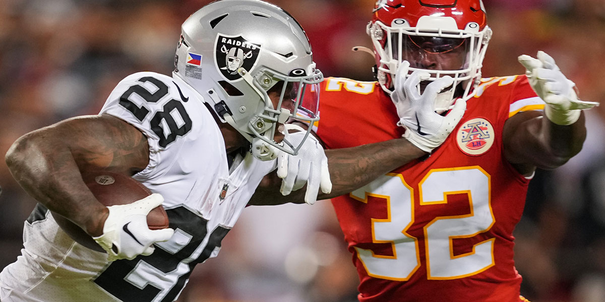 Monday Night Football best prop bets for Raiders vs. Lions (Back Jahmyr  Gibbs)
