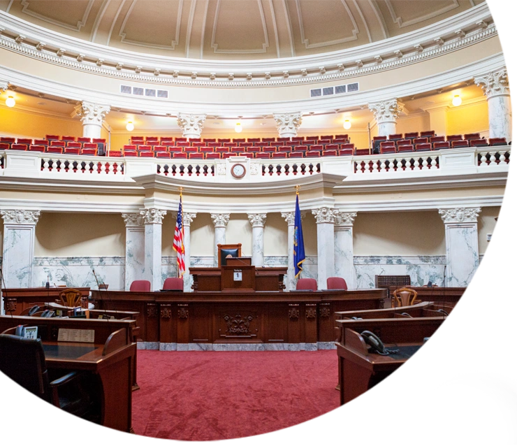 Senate Chamber of the Idaho State Capitol