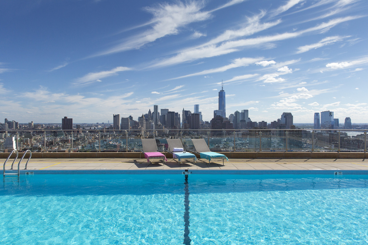 Residential Buildings With Rooftop Pools - Hilary Garden 300 Mercer Street - Algin Management