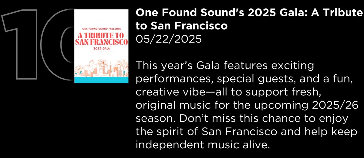 One Found Sound's 2025 Gala