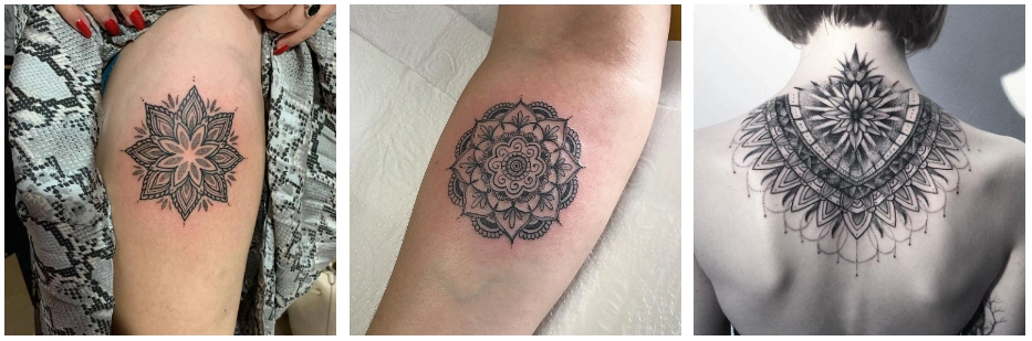 examples of mandala style tattoos