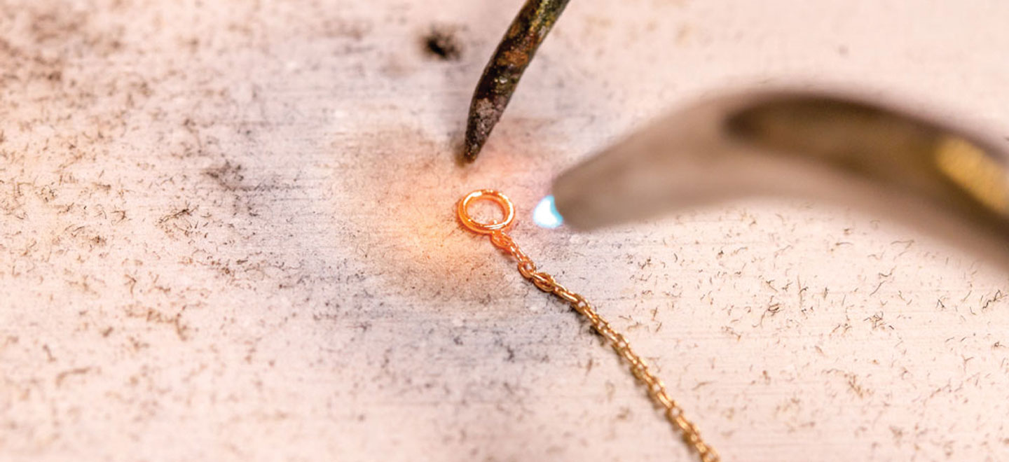 Soldering gold-filled can be problematic. It requires knowledge and training. Read this article for how to solder gold-filled jewelry.