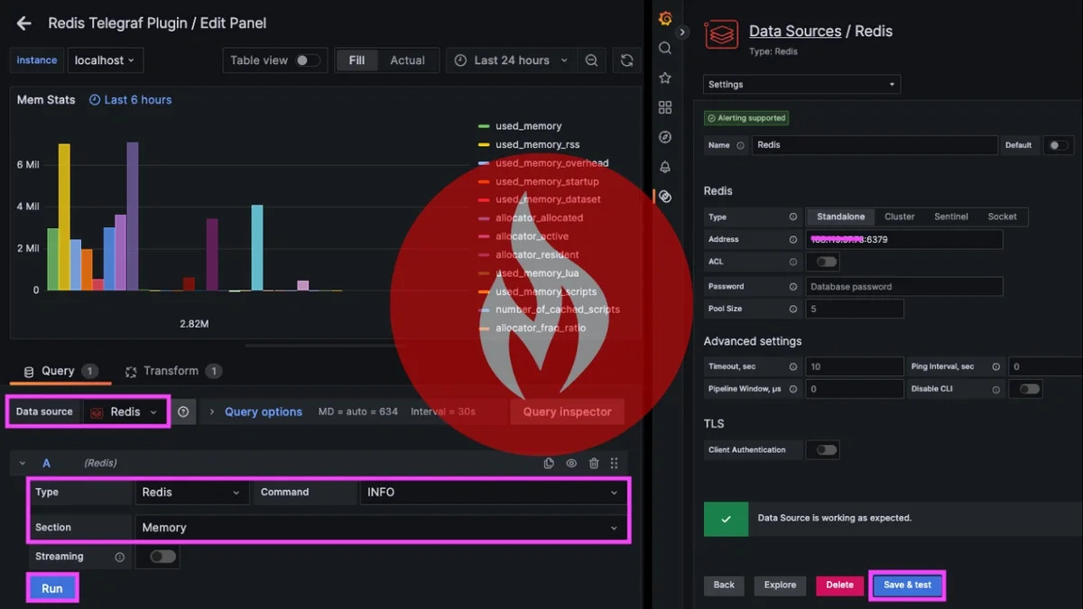 Easy Guide for Connecting Redis to a Grafana Data Source | MetricFire
