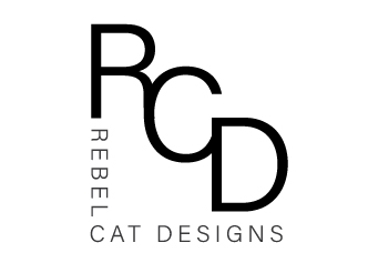 Rebel Cat Designs lettermark logo version two