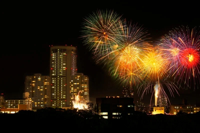 日本花火大會 天神祭