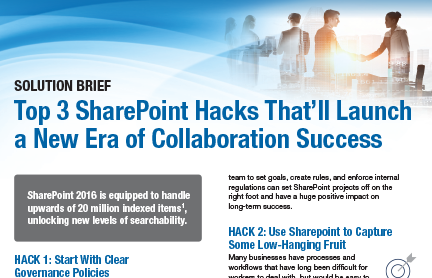 Top 3 SharePoint Hacks That’ll Launch a New Era of Collaboration Success