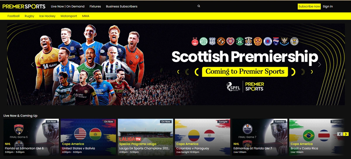 Premier Sports homepage.webp