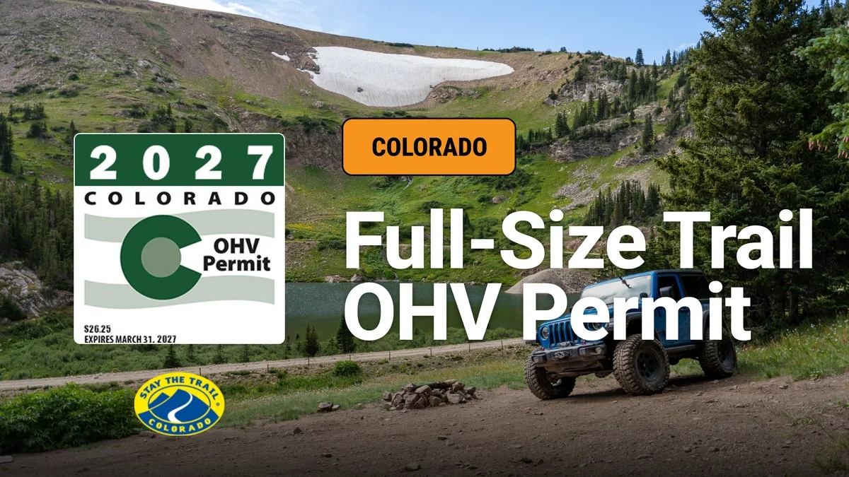 2026 Colorado Full-Size Trails and OHV Permits Blog Photo