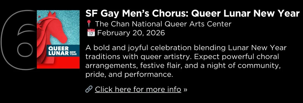 SF Gay Men's Chorus: Queer Lunar New Year