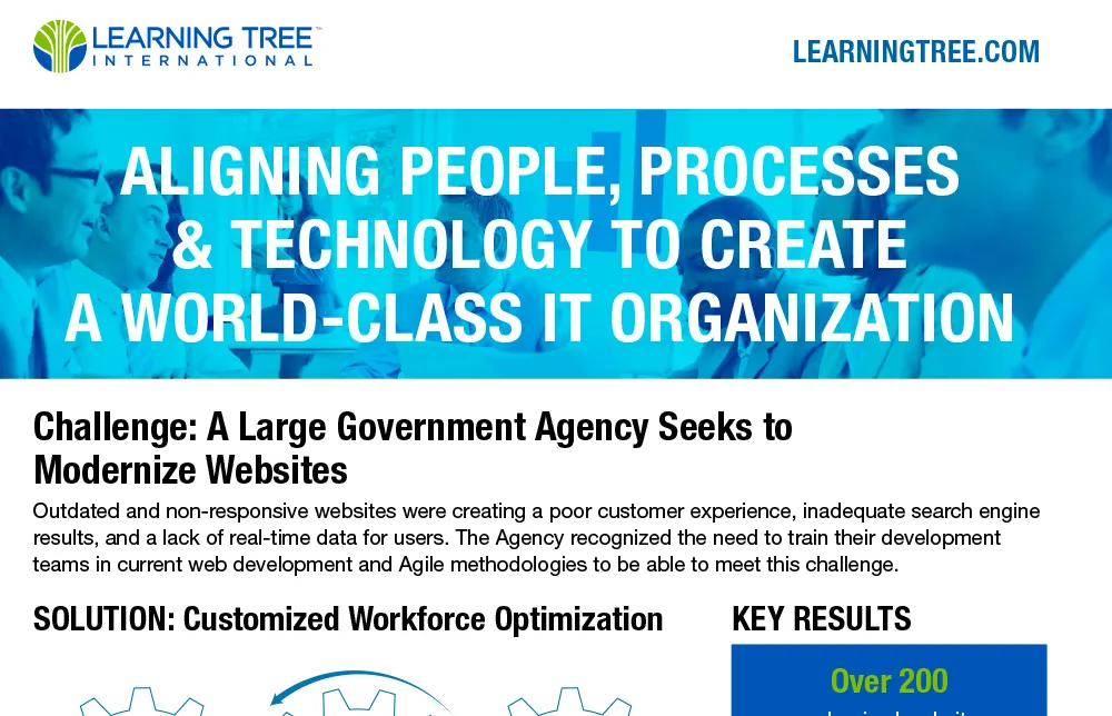 Aligning People, Processes & Technology to Create a World-Class IT Organization