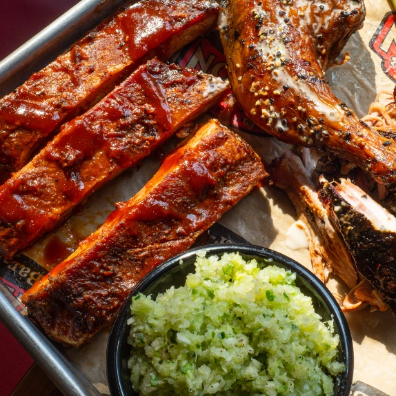 Plate of BBQ