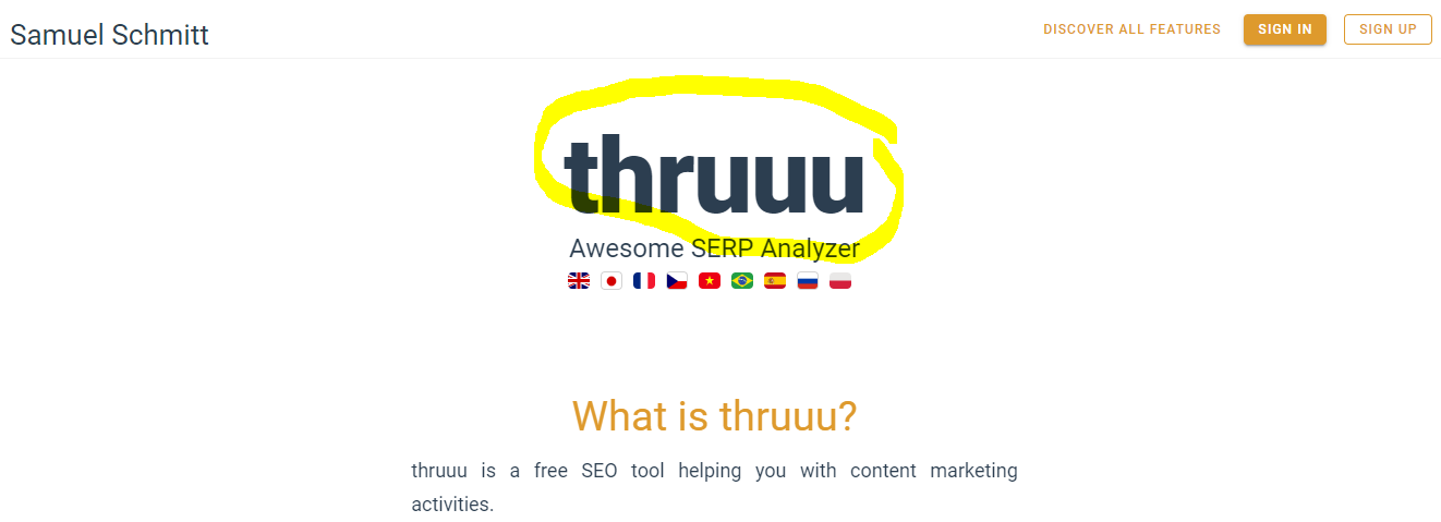 What is thruuu?